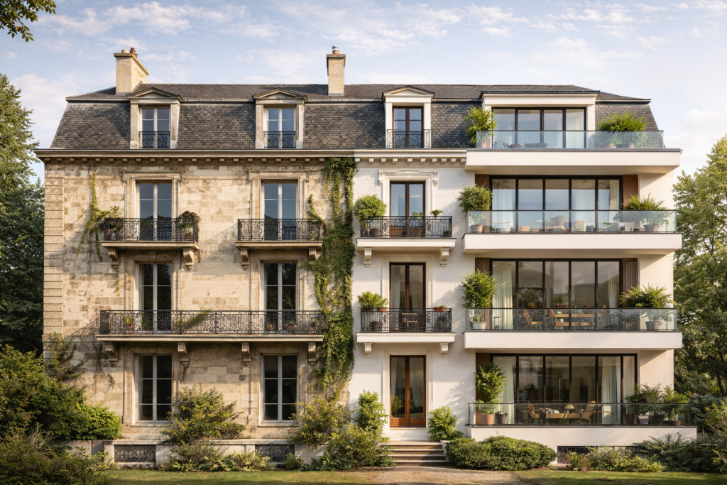 Immeuble en pierre rénové par Broperty