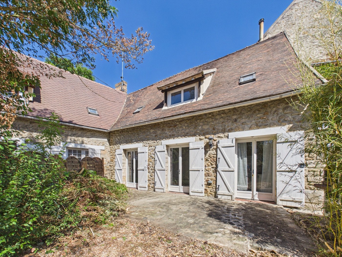 Terrasse du lot 2, état actuel