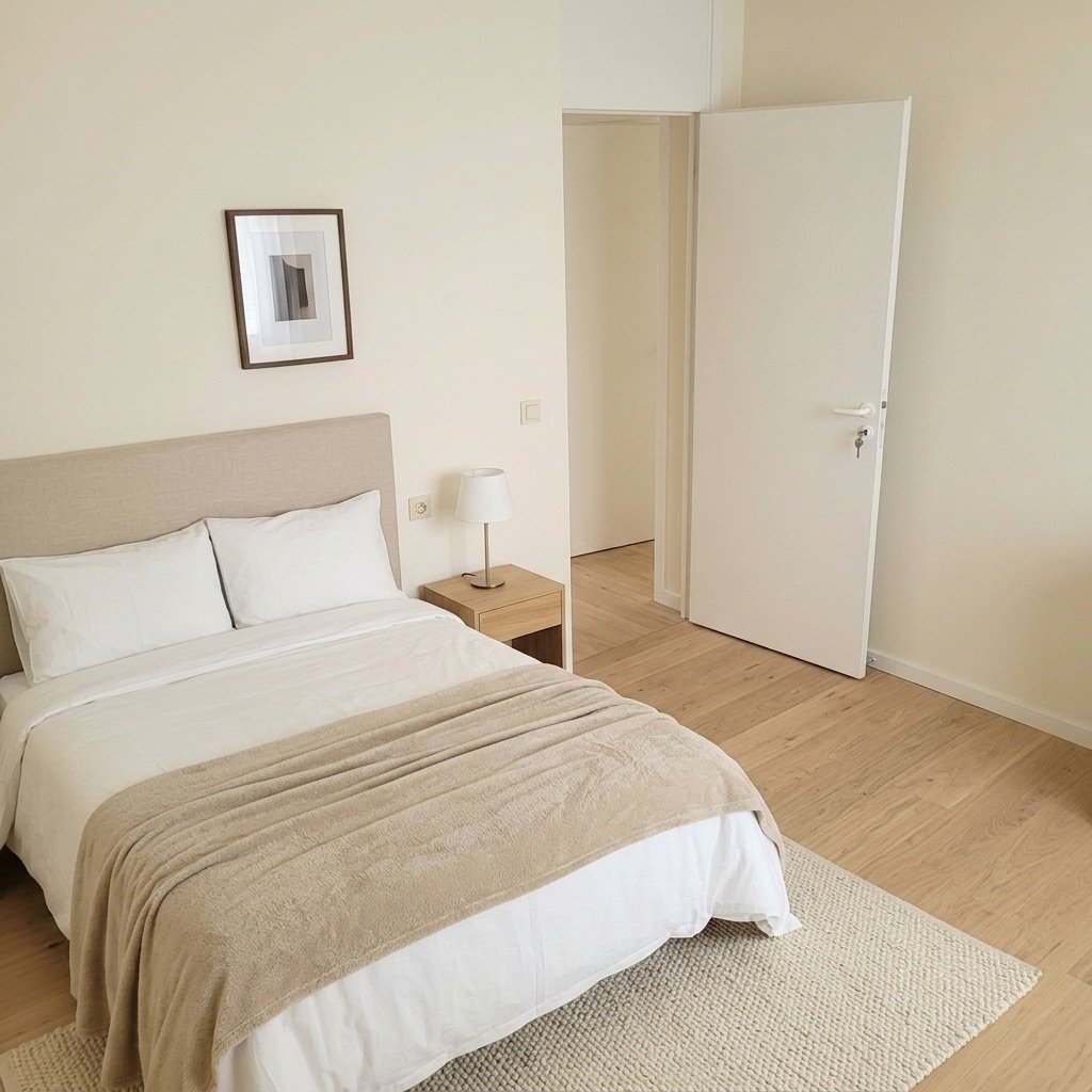 Chambre, lot 11 — projection d'aménagement proposée